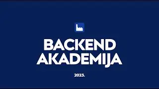 Online Backend Akademija - 2023.