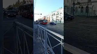 Автобус номер 801 маршрут 7с и автобус номер 744 маршрут 9с