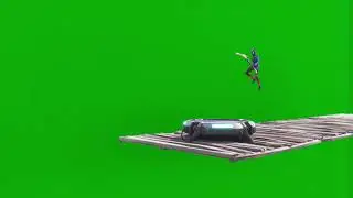 JUMP PAD Fortnite - Greenscreen Effect