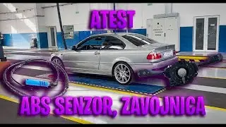 KAKO PROMIJENITI ABS SENZOR, ZAVOJNICU I ATESTIRATI FELGE BMW E46