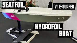 Seatfoil electric hydrofoil boat