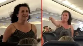 r/Pettyrevenge Rude Karen on a Plane Gets JUSTICE!