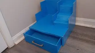Cardboard craft - Desk organizer