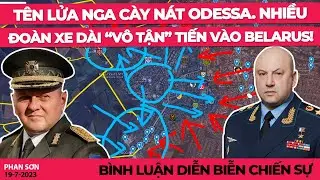 Tên lửa Nga cày nát Odessa. Nhiều đoàn xe dài 