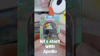 Got one of my villagers in real life! Animal Crossing Apollo mini figure unboxing #shorts