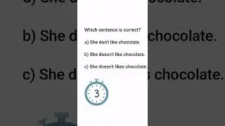English Quiz #7 #simple present #englishlesson #englishquizchannel #englishexam  #quiz