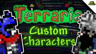 AWESOME TERRARIA CUSTOM CHARACTERS | VANITY SETS AND HOW TO MAKE THEM!