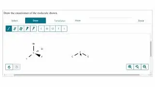 Drawing molecules in Assessments: Chirality