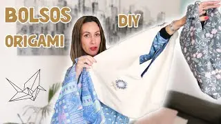 Cose un BOLSO mágico con la técnica del ORIGAMI/ Dos tamaños y costuras