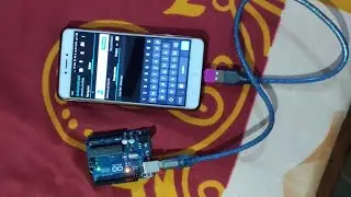 Arduino programming with mobile phone