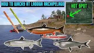 Russian Fishing 4 How To Use Wacky Rig (Ladoga Archipelago)