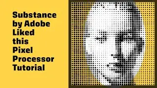 Adobe Substance Designer 6 Pixel Processor Hard Mix Blend Mode Custom Halftone Effect