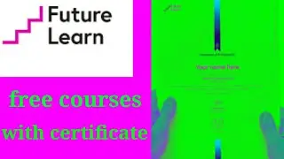 Future learn free courses with certificate
