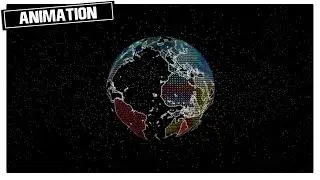 EARTH DIGITAL GLOBE | NETWORKING | FREE STOCK ANIMATION OVERLAY [CCM]