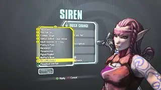 Borderlands 2 - Maya the Siren Elven Eliminator head (Tiny Tina's Assault on Dragon Keep)