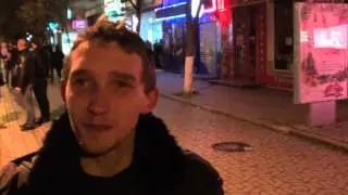 Крым. Референдум. Жители Симферополя празднуют
