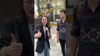When in France, we say French. Tiếng Pháp dễ thương. Yêu Paris 