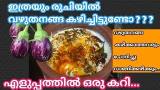 വഴുതനങ്ങ ഇത്രയും രുചിയിൽ കഴിച്ചിട്ടുണ്ടോ|Dahi Baingan|Simple N Easy Recipes|Brinjal Recipes|