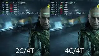 2 ядра/4 потока VS 4 ядра/4 потока при одинаковой частоте