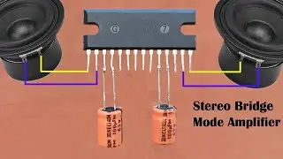 How To Make Mini Amplifier 12v With 4440 IC