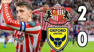 SUNDERLAND 2-0 OXFORD UNITED MATCH REVIEW
