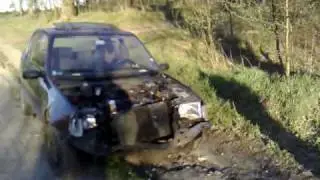 peugeot 205 / palenie gumy / RDK