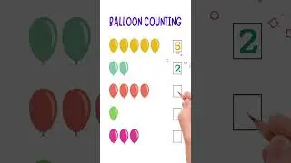 Count, Count objects and write numbers #numbers #trending #kids #learn_numbers #toddlers