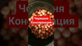 Консервация черешни. Заготовки на зиму. Проверенный дедовский метод. Очень вкусно