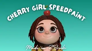Cherry Girl Sculpt in ZBrush - Speedpaint