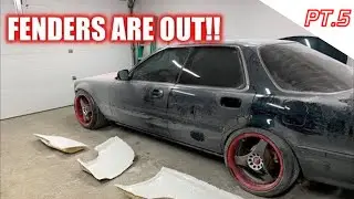 Vigor Widebody Part 5 - Casting & Removing Fenders from the Molds