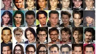 Джонни Депп -Трансформация от 21 до 52 лет/Johnny Depp from 21 to 52 years