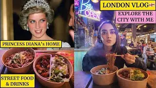 LONDON VLOG🏴󠁧󠁢󠁥󠁮󠁧󠁿:Famous pubs, delicious street food & drinks🍻Princess Diana’s home, Borough Market