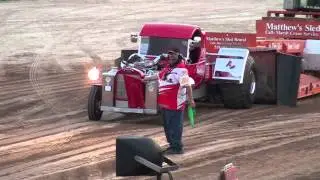 Super Modified Two Wheel Drive,goes up in flames.