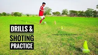 Football Drills And Shoting Practice 🔥⚽ | Simal Football Skiller