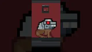 Making a TERMINATOR FROG for our next game! 🤖🐸 #pixelart #gamedev