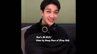 bang chan covering That Ok by D. O.