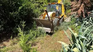 jcb . 3cx  super / Orman   yolu Yapımı  Part 1