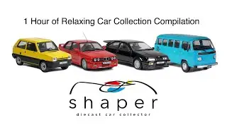 1 Hour of Relaxing Car Collection Compilation / 1:43 scale / Miniatures Vehicles Digital Museum