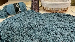 Вяжу джемпер  Схема красивого ажурного узора