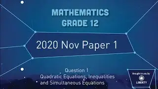 2020: Maths (Paper 1): Question 1
