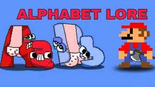 Alphabet Lore Big & Babies ( A - Z ...) and Tiny Mario But Fixing Letters