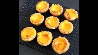 Resep dan Tutorial Cara Membuat Portuguese Egg Tart [Bhs Indonesia]