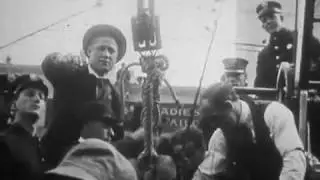 Houdini Preparing a Straightjacket Escape No. 1