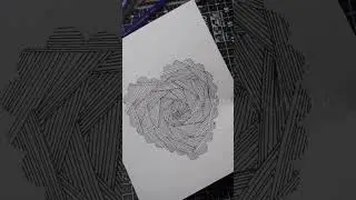 How to draw a line optical illusion art