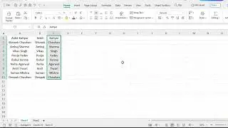 Excel Flash Fill – The Magic Shortcut You Never Used!