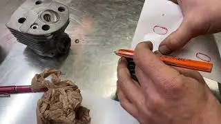 Husqvarna 55 Performance Series Vd. 2 Finding port area, length, and piston squish.
