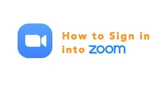 Sign in into Zoom