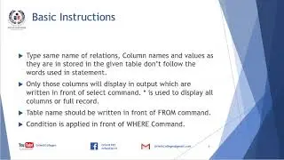 Database (BS-IT-IV) Lec#9 DRL Commands