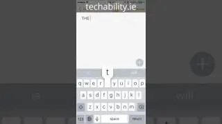 Typing capital letters on iPhones and iPads