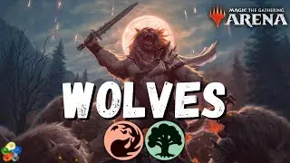 ARLINN'S WOLF PACK IN INNISTRAD MIDNIGHT HUNT MTGA STANDARD RANKED!!